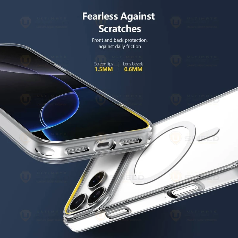 کاور آلتیمیت شیلد مدل Clear Magsafe UL مناسب برای گوشی موبایل اپل iPhone 17 Pro