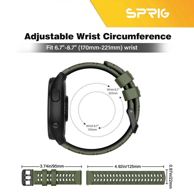 بند اسپریگ مدل Rebit Silicone ORG مناسب برای ساعت هوشمند سامسونگ Galaxy Watch 8 40mm / 8 44mm / 8 Classic 46mm