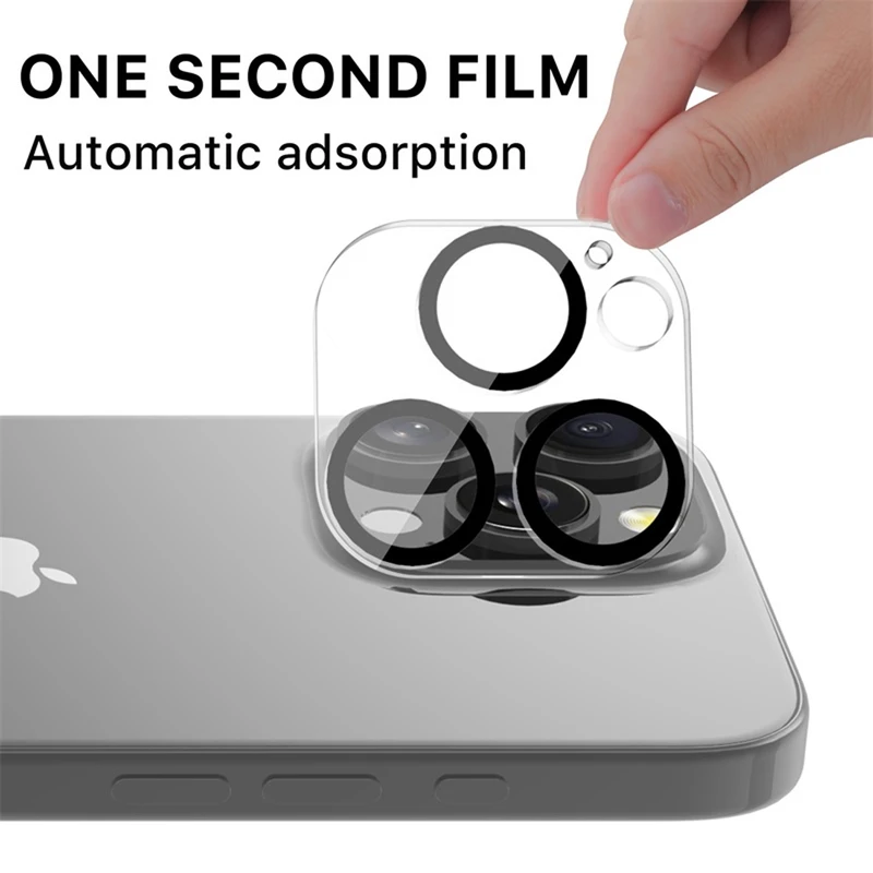 محافظ لنز دوربین پلاس مدل Glass 3D PL مناسب برای گوشی موبایل اپل iPhone 16 Pro / 16 Pro Max