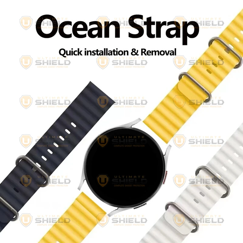 بند آلتیمیت شیلد مدل Ocean TW مناسب برای ساعت هوشمند گلوریمی GX Sport 22mm