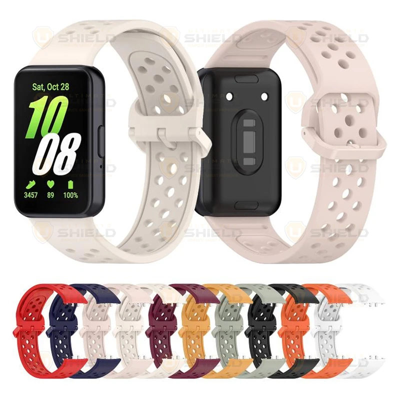 بند آلتیمیت شیلد مدل Nk Silic مناسب برای ساعت هوشمند سامسونگ Galaxy FIT 3 30mm
