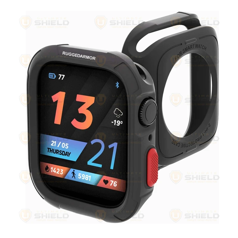 بند آلتیمیت شیلد مدل Stylish Rugged مناسب برای اپل واچ 49 میلی‌متری سری Ultra / Ultra 2 به همراه کاور