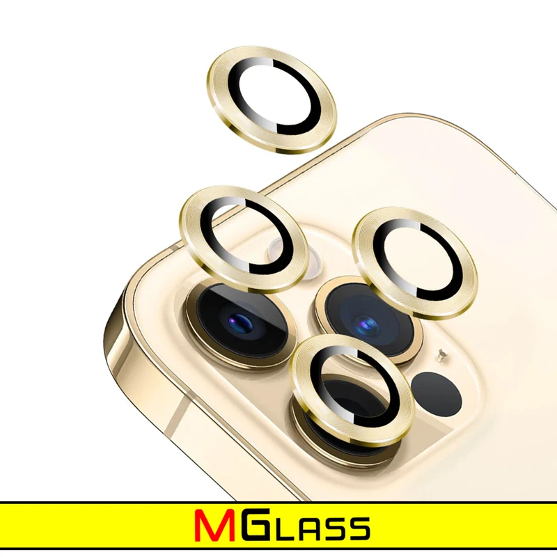 محافظ لنز دوربین ام‌گلس مدل Ring Metal مناسب برای گوشی موبایل اپل Iphone 13 Pro / 13 Pro Max