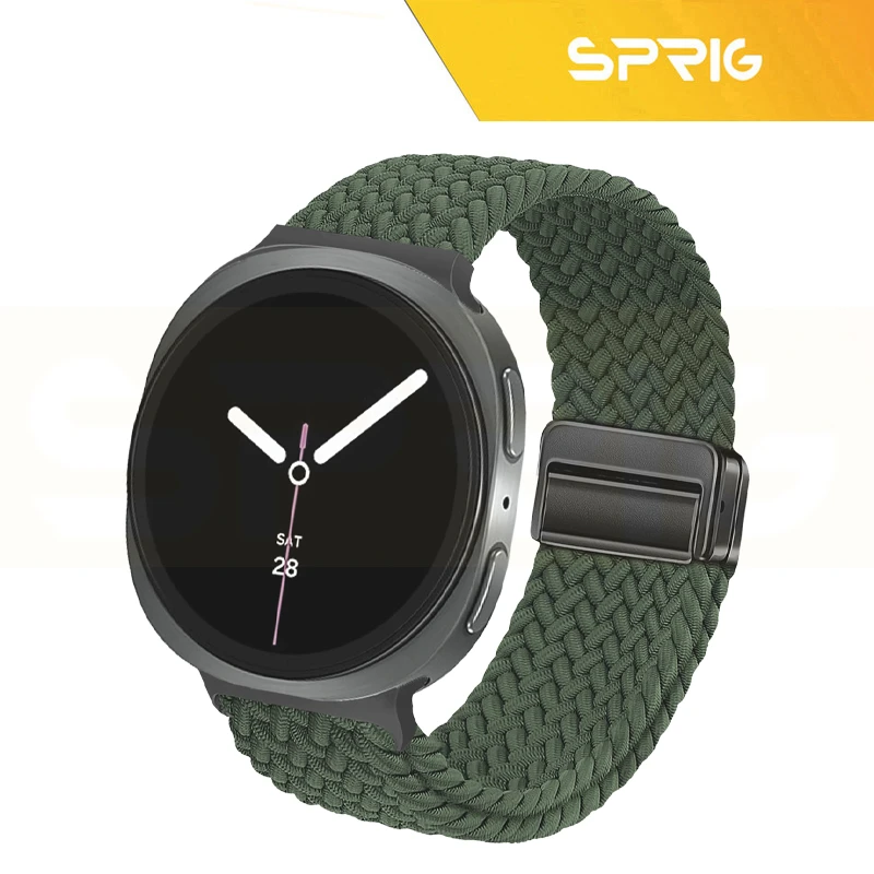 بند اسپریگ مدل Braided solo Magnet W8 مناسب برای ساعت هوشمند سامسونگ Galaxy Watch 8 Classic 46mm