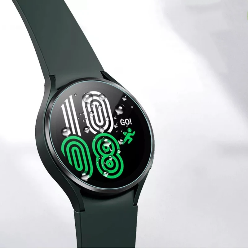 محافظ صفحه نمایش شیشه‌ای پلاس مدل Glass-PL مناسب برای ساعت هوشمند سامسونگ Galaxy Watch FE بسته سه عددی