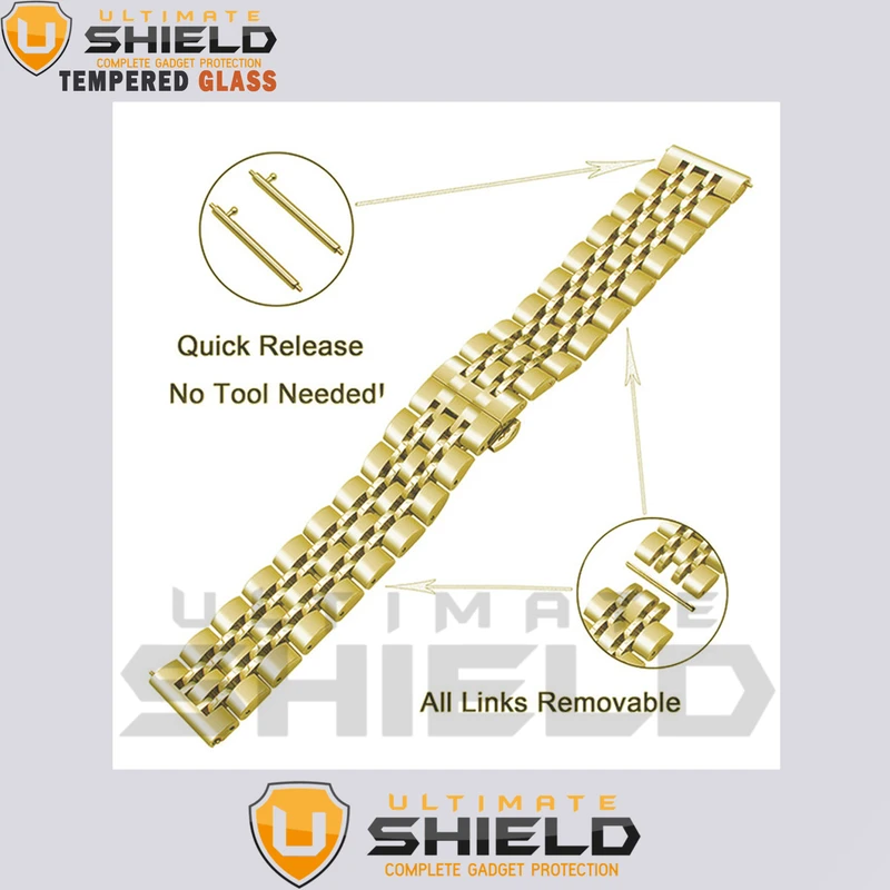 بند آلتیمیت شیلد مدل 7Row TW مناسب برای ساعت هوشمند ریولینک 4Plus 46mm