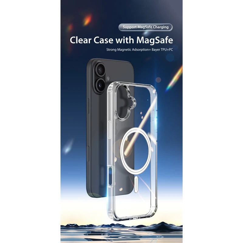 کاور هاپلایت مدل MagSafe Clear HL مناسب برای گوشی موبایل اپل iPhone 16