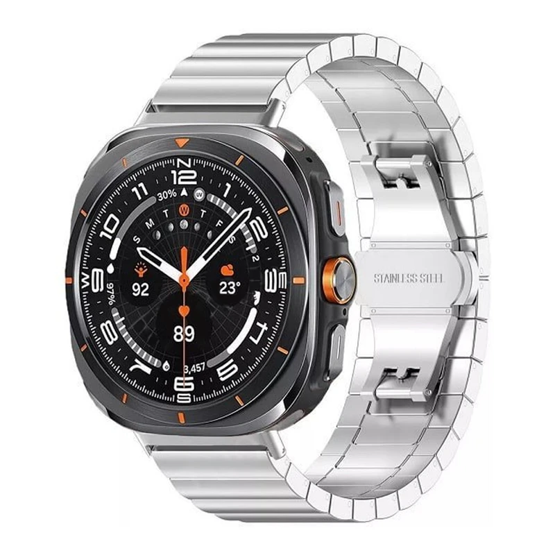 بند ساعت آکوآرا مدل Stahl Set مناسب برای ساعت هوشمند سامسونگ Galaxy Watch 7 Ultra 47mm به همراه کاور مجموعه 5 عددی