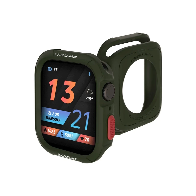 کاور هاپلایت مدل Arm Rugged HL مناسب برای اپل واچ Series SE 2022 Aluminum Case 40mm / SE 2021 Aluminum Case 40mm / Series 5 40mm / Series 6 40mm / Series 4 40mm