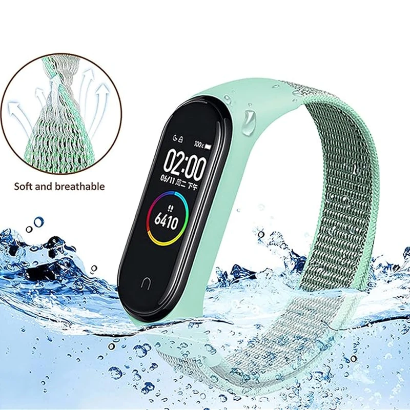بند شیپ مدل Nylon SK SH مناسب برای ساعت هوشمند شیائومی Mi band 3/4/5/6/7