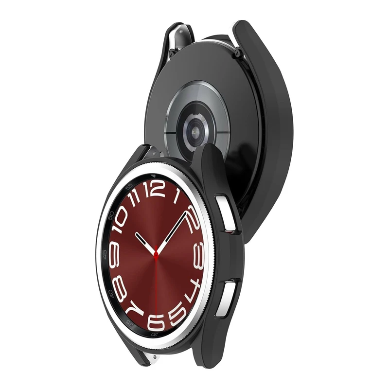 بند هاپلایت مدل 3Bead-GRD HL مناسب برای ساعت هوشمند سامسونگ Galaxy Watch 6 Classic 47mm به همراه کاور