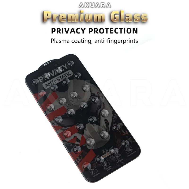 محافظ صفحه نمایش حریم شخصی آکوآرا مدل Premium P2 مناسب برای گوشی موبایل آنر X8A / P Smart 2021 مجموعه دو عددی