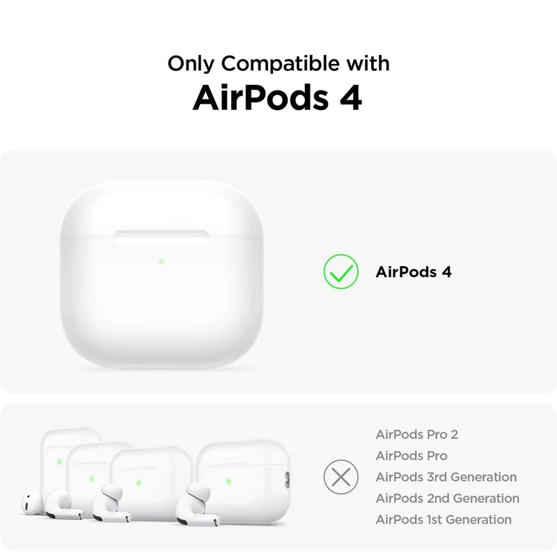 کاور هاپلایت مدل Clear Transparent HL مناسب برای کیس اپل AirPods 4