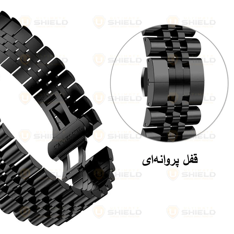 بند آلتیمیت شیلد مدل 5Row NV8 مناسب برای ساعت هوشمند سامسونگ Galaxy Watch 8 40mm