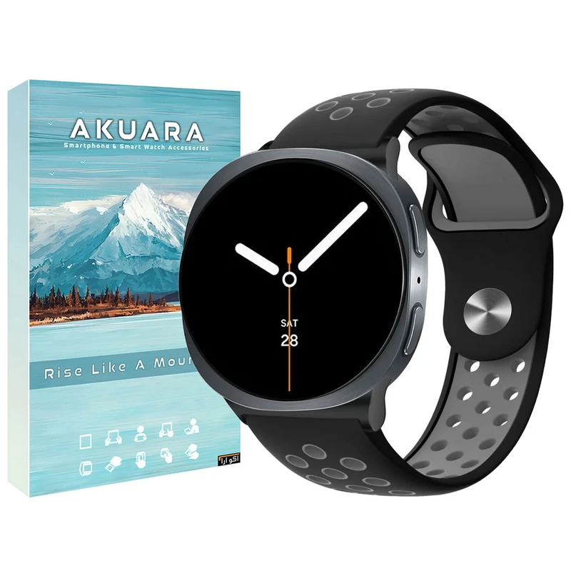 بند آکوآرا مدل NKE Silicone مناسب برای ساعت هوشمند سامسونگ Galaxy Watch 8 44mm