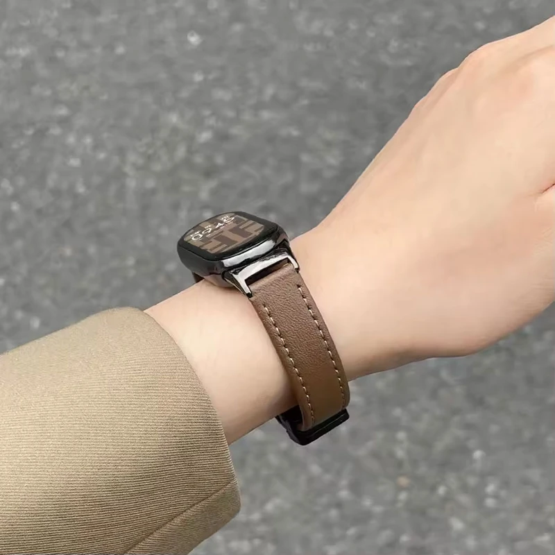 بند آکوآرا مدل Magnetic Leather مناسب برای مچ‌بند هوشمند شیائومی Mi Band 9