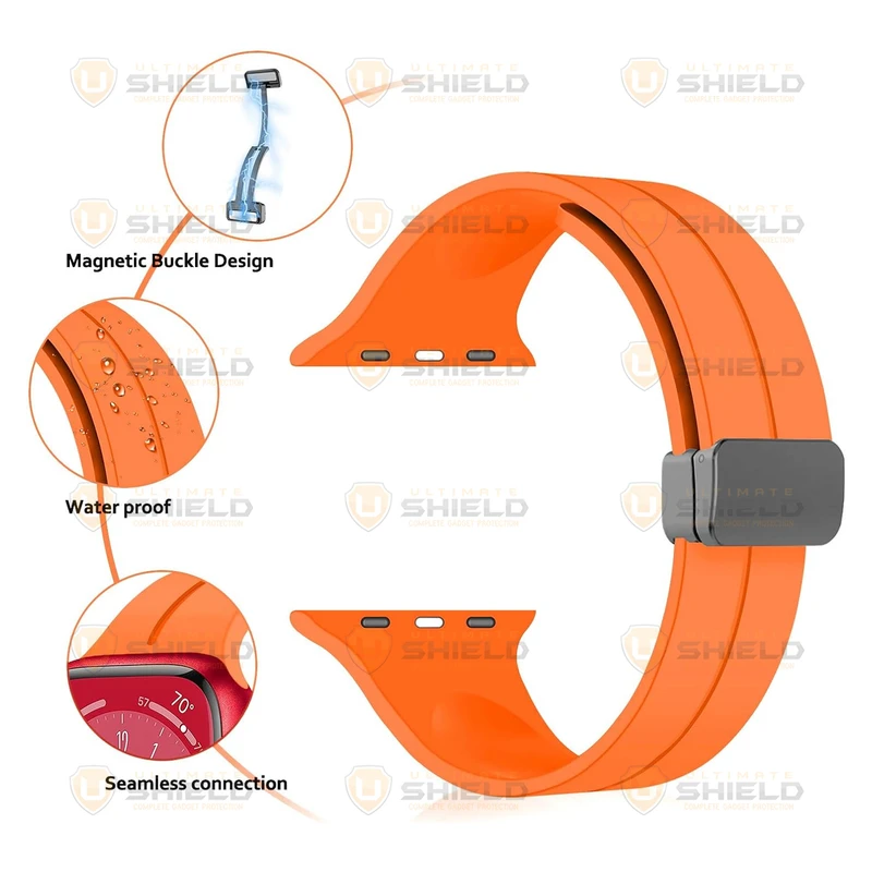 بند آلتیمیت شیلد مدل Magnetic مناسب برای اپل واچ 46 میلی متری سری 11