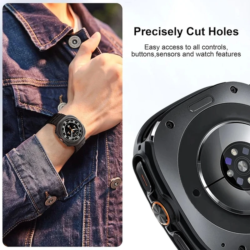 کاور پلاس مدل Ultra Protection PL مناسب برای ساعت هوشمند سامسونگ Galaxy Watch 7 Ultra 47mm