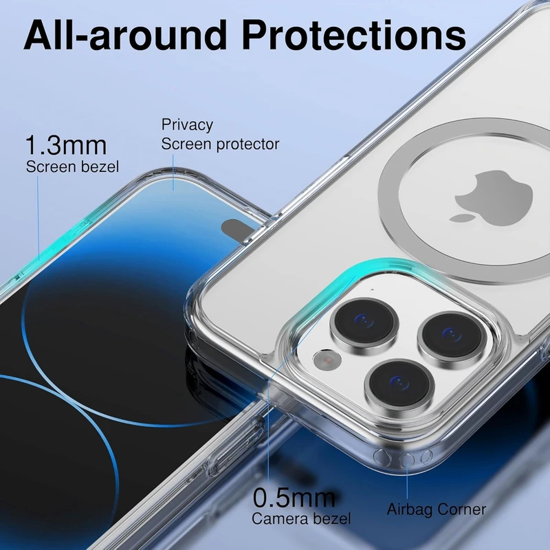 کاور هاپلایت مدل MagSafe Clear HL مناسب برای گوشی موبایل اپل iPhone 14 Pro