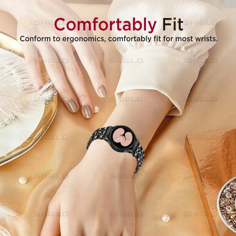 بند آلتیمیت شیلد مدل 7Row BTN مناسب برای ساعت هوشمند سامسونگ Galaxy Watch 4/5/6/7/FE 40/43/44/46/47mm