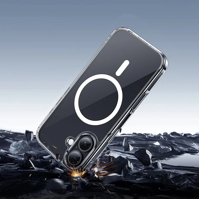 کاور آکوآرا مدل Clear MagSafe مناسب برای گوشی موبایل اپل iPhone 17