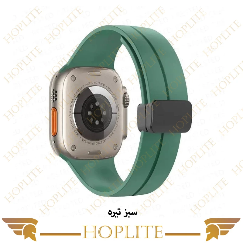 بند هاپلایت مدل Magnetic-HL مناسب برای اپل واچ 42/44/45/49 میلی متری