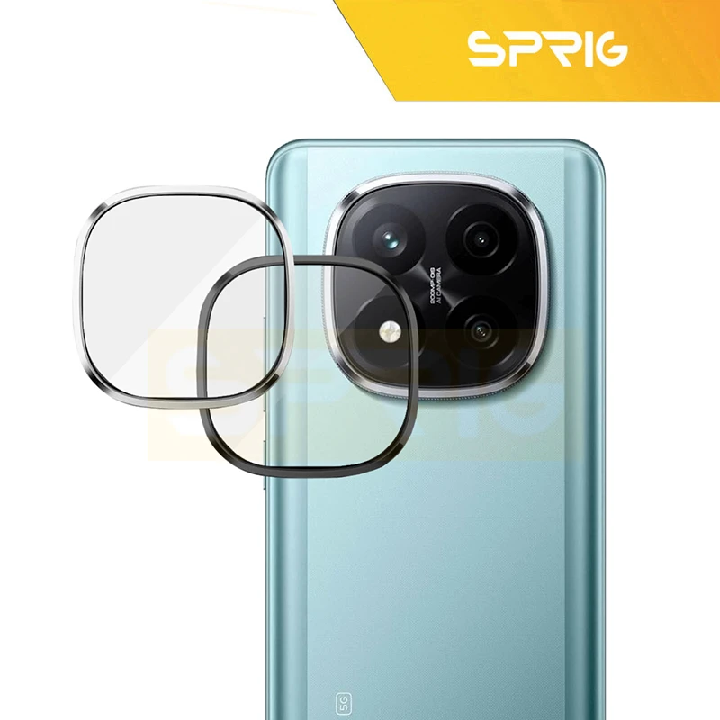 محافظ لنز دوربین اسپریگ مدل Ring Metal مناسب برای گوشی موبایل شیائومی Redmi Note 14 Pro Plus