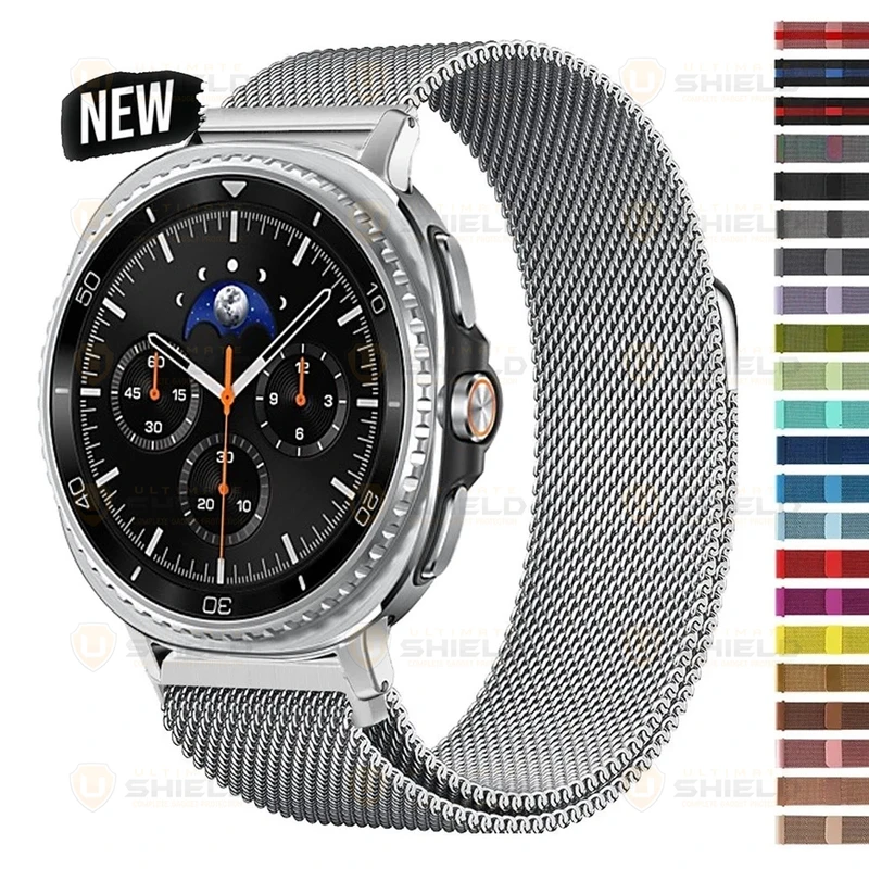 بند آلتیمیت شیلد مدل Milanese NV8 مناسب برای ساعت هوشمند سامسونگ Galaxy Watch 8 44mm