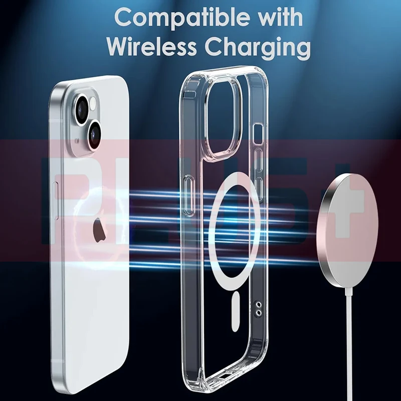 کاور پلاس مدل Clear-Magsafe-PL مناسب برای گوشی موبایل اپل Iphone 15