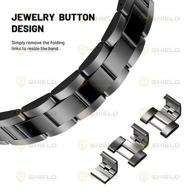 بند آلتیمیت شیلد مدل PC 3Bead مناسب برای ساعت هوشمند سامسونگ Galaxy Watch 4 Classic 46mm به همراه کاور