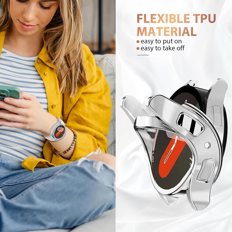 کاور هاپلایت مدل Soft TPU HL مناسب برای ساعت هوشمند سامسونگ Galaxy Watch 7 40mm