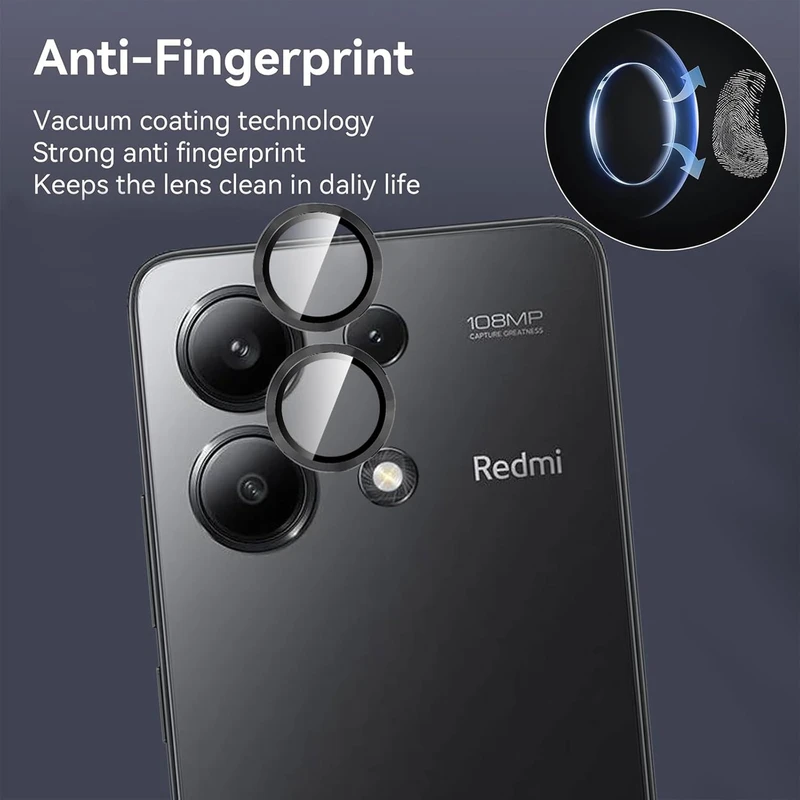 محافظ لنز دوربین رینگی هاپلایت مدل Ring Protector HL مناسب برای گوشی موبایل شیائومی Redmi Note 13 4G