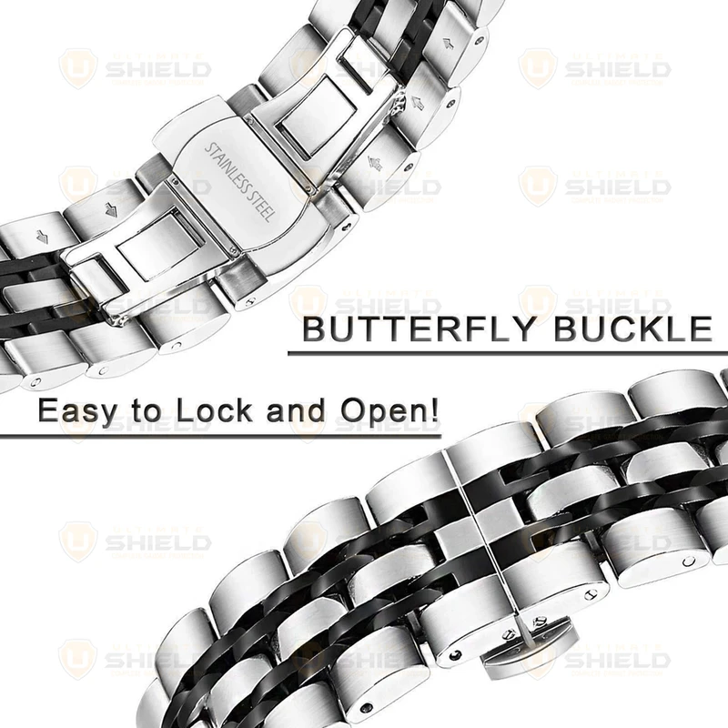 بند آلتیمیت شیلد مدل 7Row SLV 2C مناسب برای ساعت هوشمند سامسونگ Galaxy Watch 7 Ultra 47mm