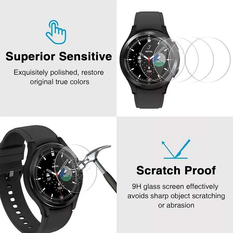 بند هاپلایت مدل 3Bead-GRD HL مناسب برای ساعت هوشمند سامسونگ Galaxy Watch 4 Classic 46mm به همراه کاور