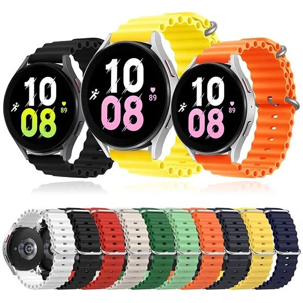 بند مدل ocean مناسب برای ساعت هوشمند سامسونگ Galaxy Watch 22mm