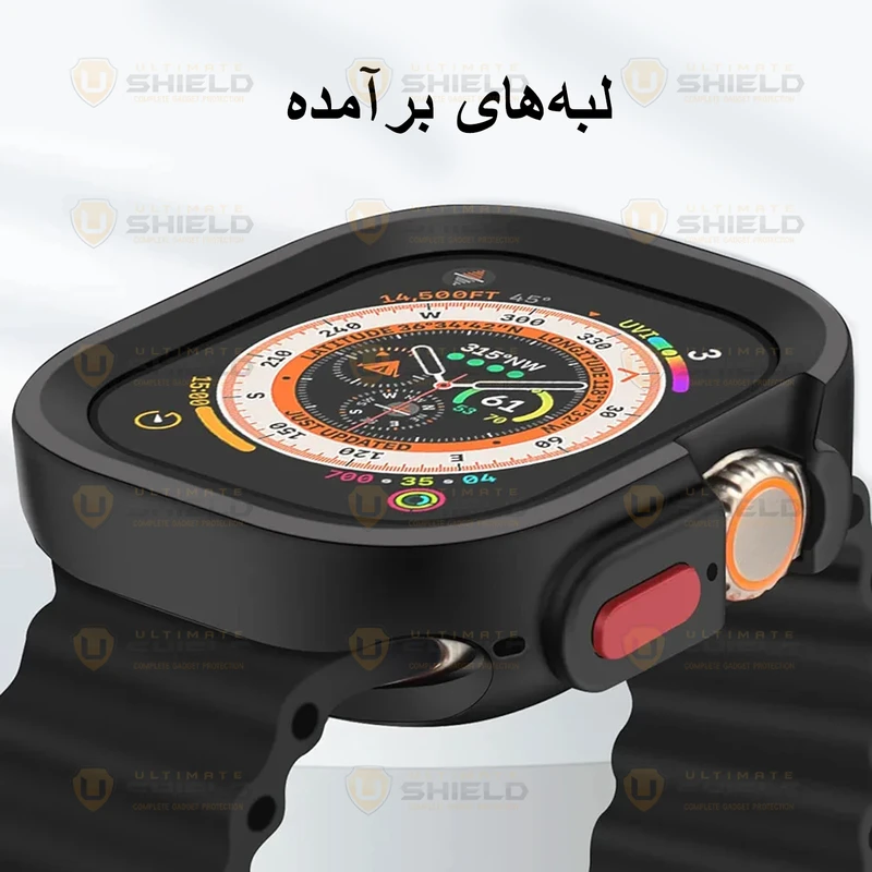 بند آلتیمیت شیلد مدل Hyper Defender مناسب برای اپل واچ 49 mm سری Ultra به همراه کاور
