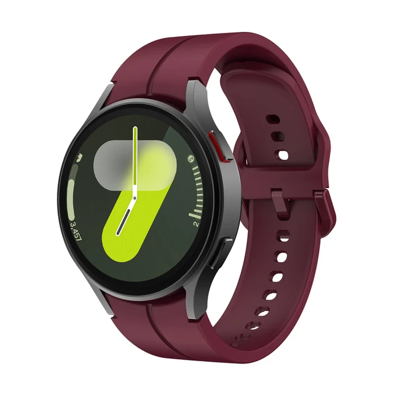 بند پلاس مدل Silic ORG PL مناسب برای ساعت هوشمند سامسونگ Galaxy Watch 4/5/6/7/FE سایز 40/43/44/46/47 میلی متری