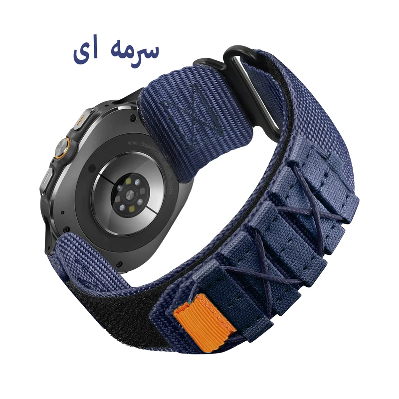 بند اسپریگ مدل Nylon Outdoor مناسب برای ساعت هوشمند سامسونگ Galaxy Watch 7 Ultra 47mm