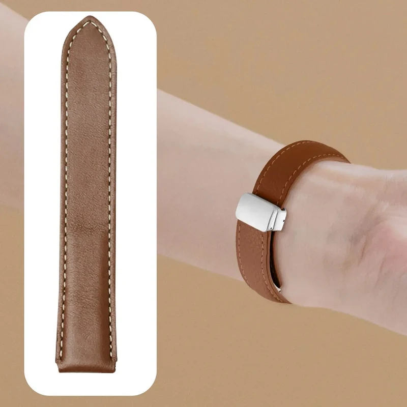 بند برنارد مدل Mag Leather BR مناسب برای ساعت هوشمند Galaxy Watch 6 classic 43mm / 6 classic 47mm