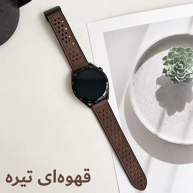 بند هاپلایت مدل Hole Leather Magnet HL TW مناسب برای ساعت هوشمند میبرو Lite 2 / X1 / A1 / A2 / C3