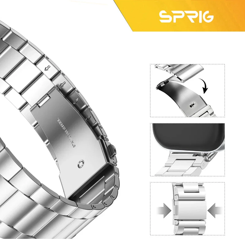 بند اسپریگ مدل 3Bead Special مناسب برای ساعت هوشمند شیائومی Mi band 9 pro