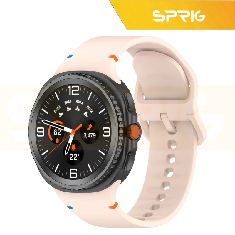 بند اسپریگ مدل Silic NewV W8 مناسب برای ساعت هوشمند سامسونگ Galaxy Watch 8 Classic 46mm