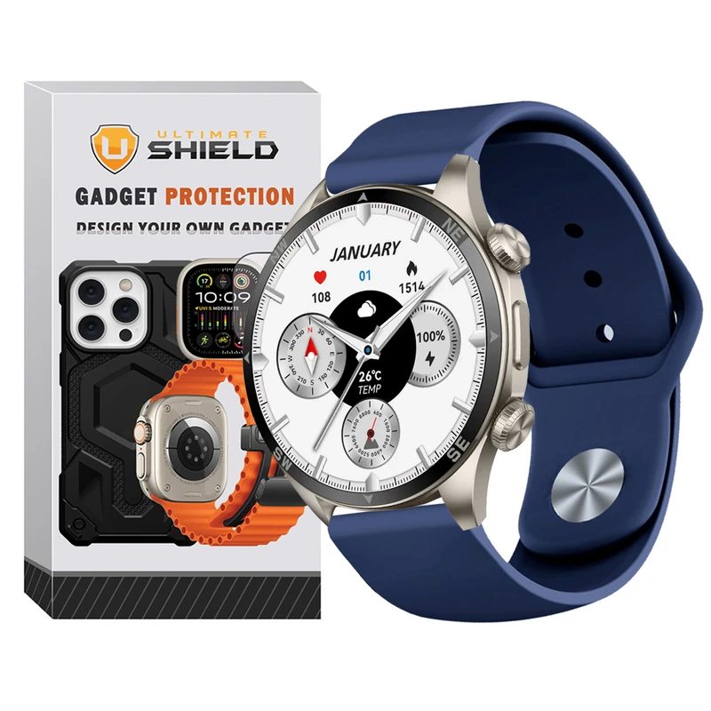 بند آلتیمیت شیلد مدل SIC TW مناسب برای ساعت هوشمند گلوریمی GX Sport 22mm