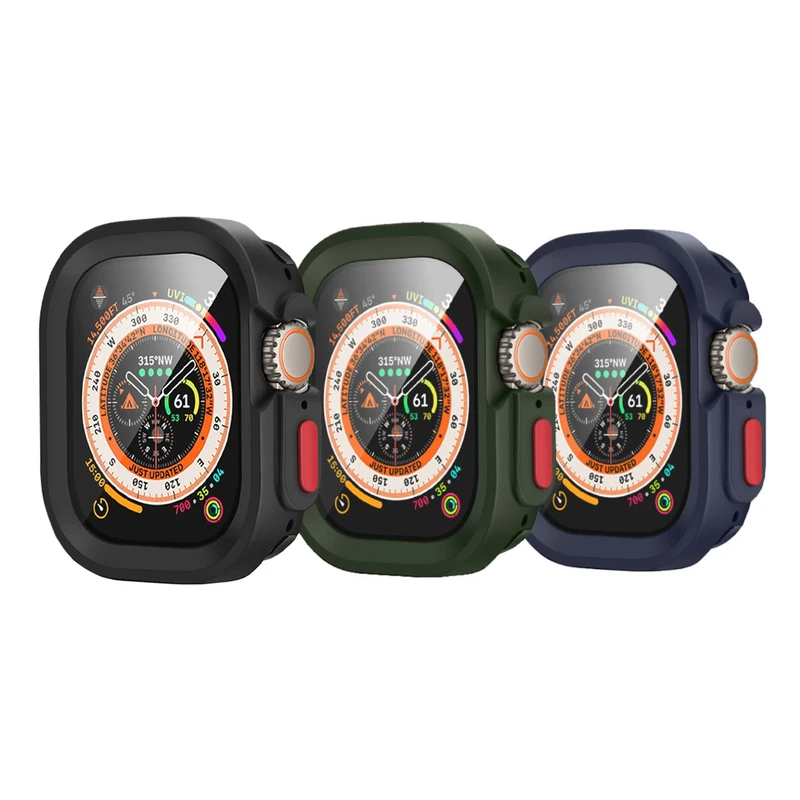 کاور هاپلایت مدل Armor Shield HL مناسب برای ساعت هوشمند هاینو تکو T92 Ultra max / T93 Ultra max / T94 Ultra max / T89 Ultra max / T99 Ultra max 49mm به همراه محافظ صفحه نمایش