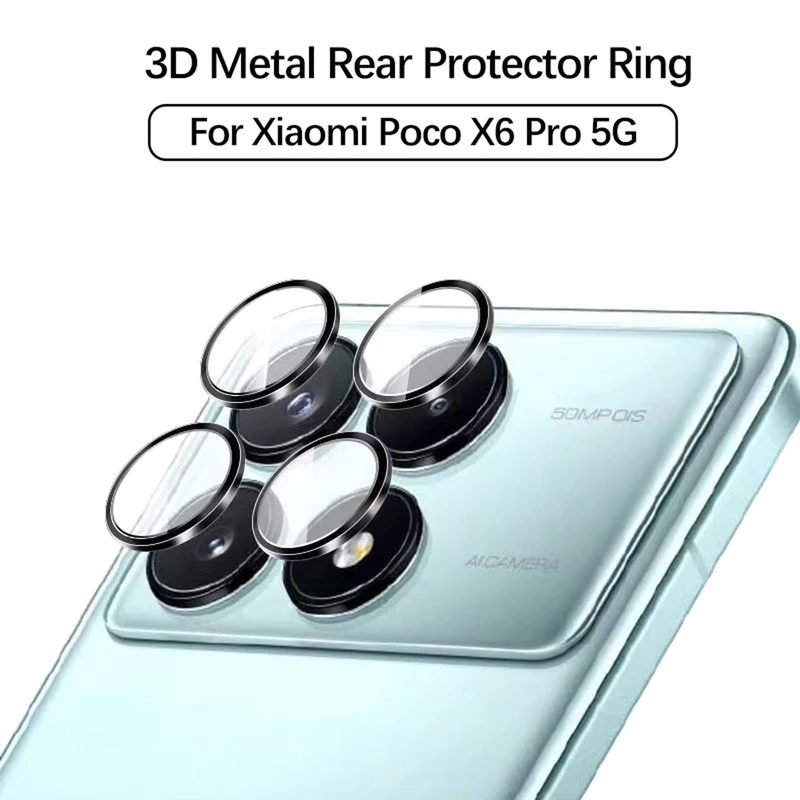 محافظ لنز دوربین هاپلایت مدل Ring Protector HL مناسب برای گوشی موبایل شیائومی Poco X6 Pro