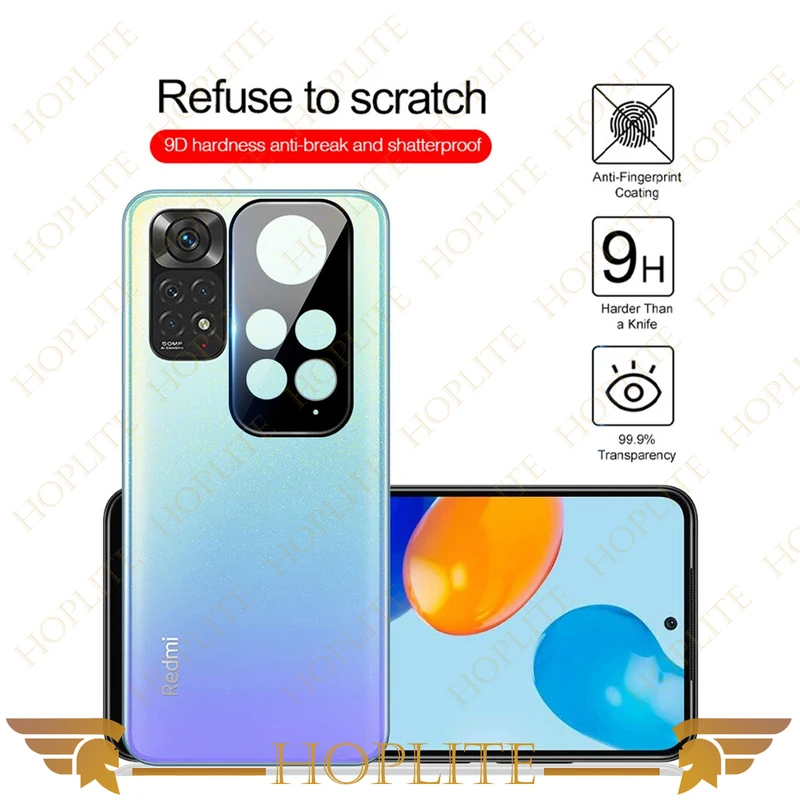 محافظ لنز دوربین هاپلایت مدل 3D-HL مناسب برای گوشی موبایل شیائومی Redmi Note 11 4G