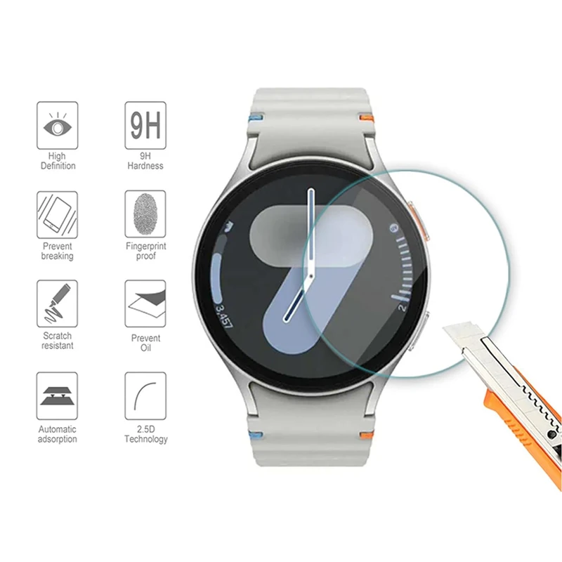 کاور هاپلایت مدل PC Bumper HL مناسب برای ساعت هوشمند سامسونگ Galaxy Watch 7 40mm به همراه محافظ صفحه نمایش