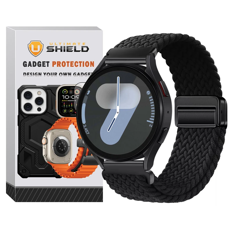 بند آلتیمیت شیلد مدل Braided Magsolo مناسب برای ساعت هوشمند سامسونگ Galaxy Watch 6 Classic 47mm