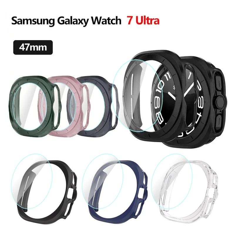 کاور بولت مدل PC Bumper BL مناسب برای ساعت هوشمند سامسونگ Galaxy Watch 7 Ultra 47mm به همراه محافظ صفحه نمایش