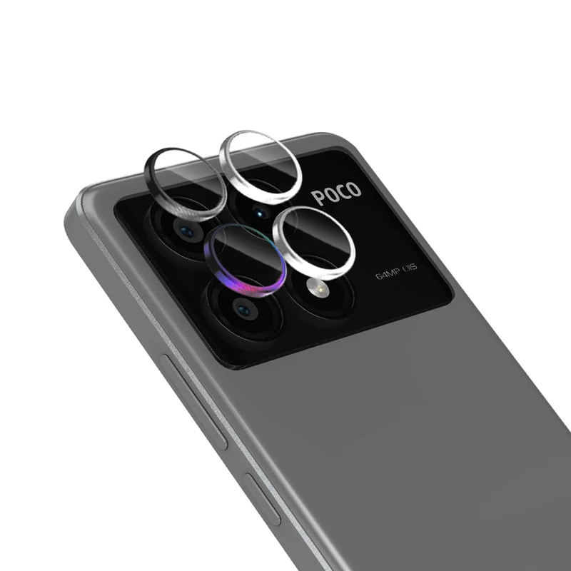 محافظ لنز دوربین هاپلایت مدل Ring Protector HL مناسب برای گوشی موبایل شیائومی Poco X6 Pro